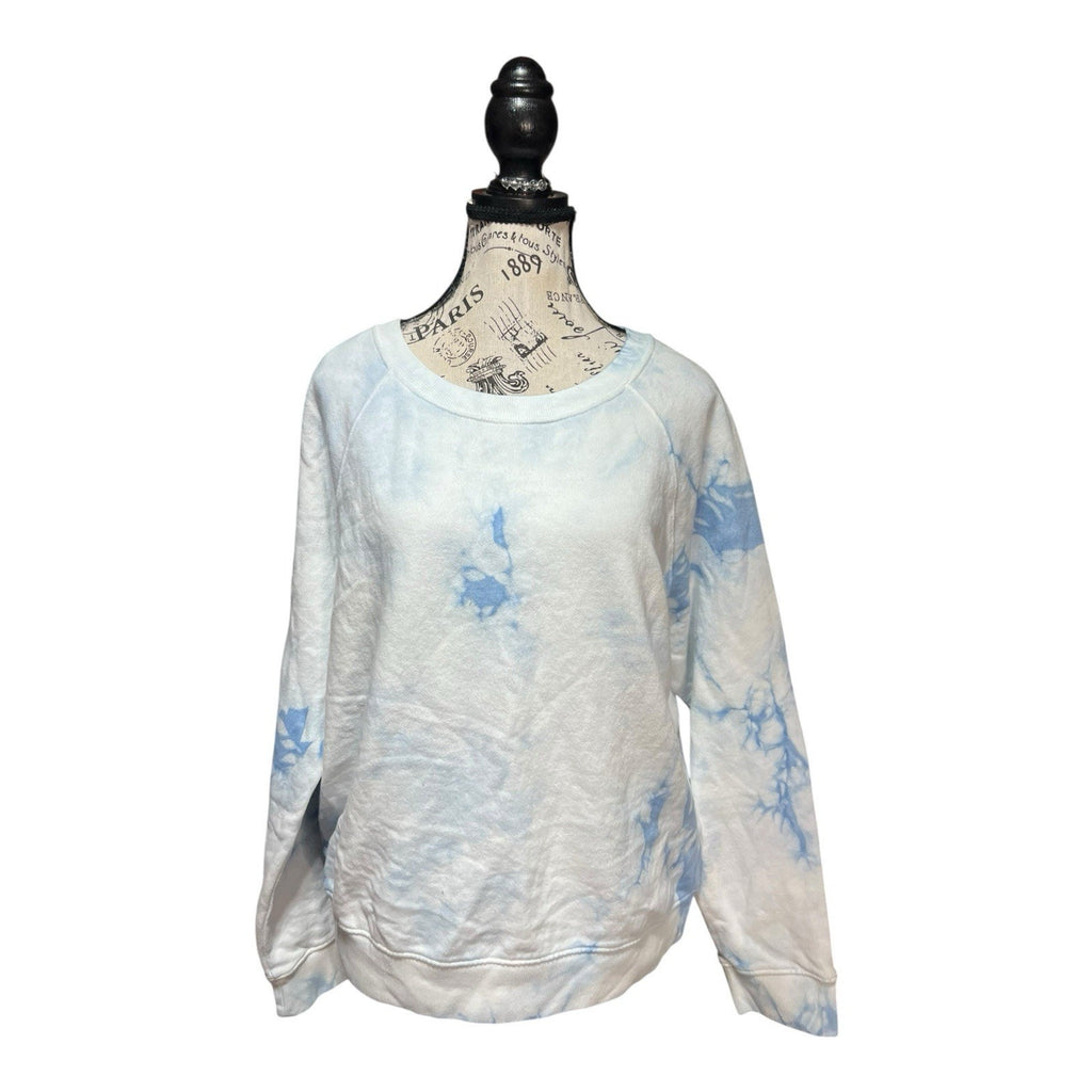 Faherty Blue And White Pullover Sweater Women’s Size XL NWOT