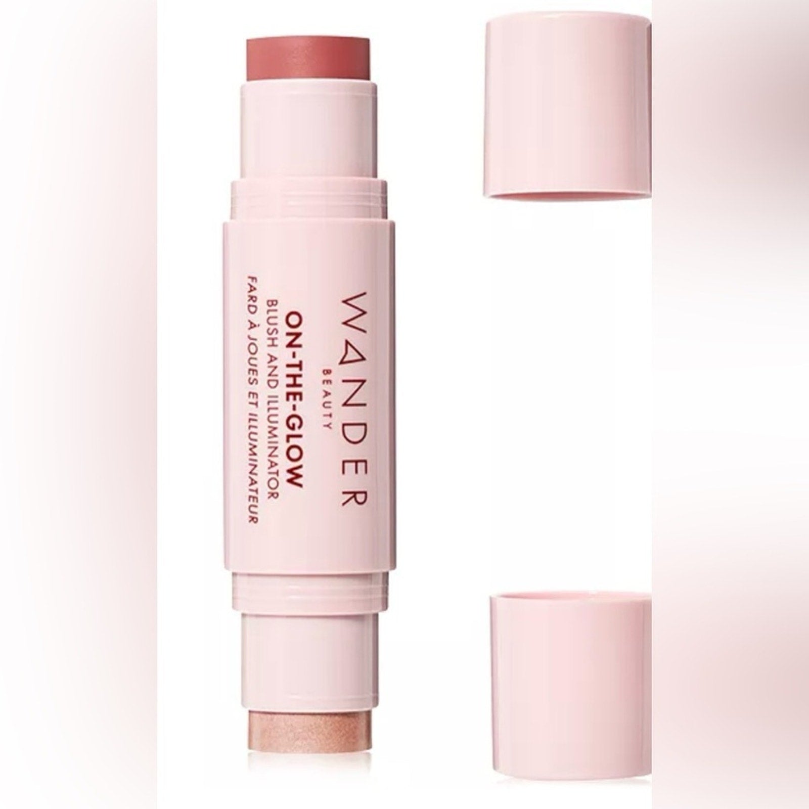 WANDER BEAUTY On-the-Glow Blush and Illuminator Sienna Sunset / Nude Glow