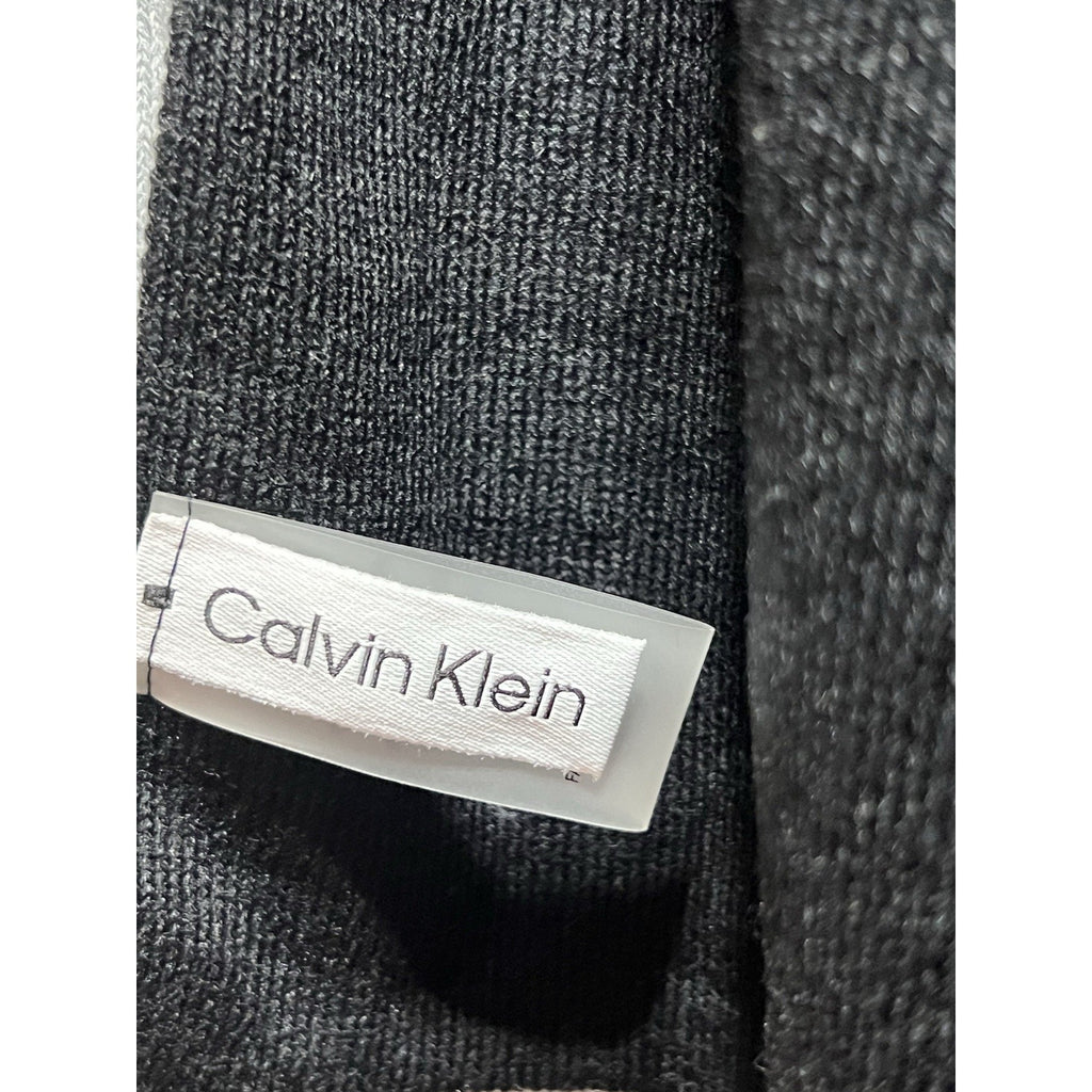 Calvin Klein Black And Gray Scarf And Beanie Set NWT $98 MSRP
