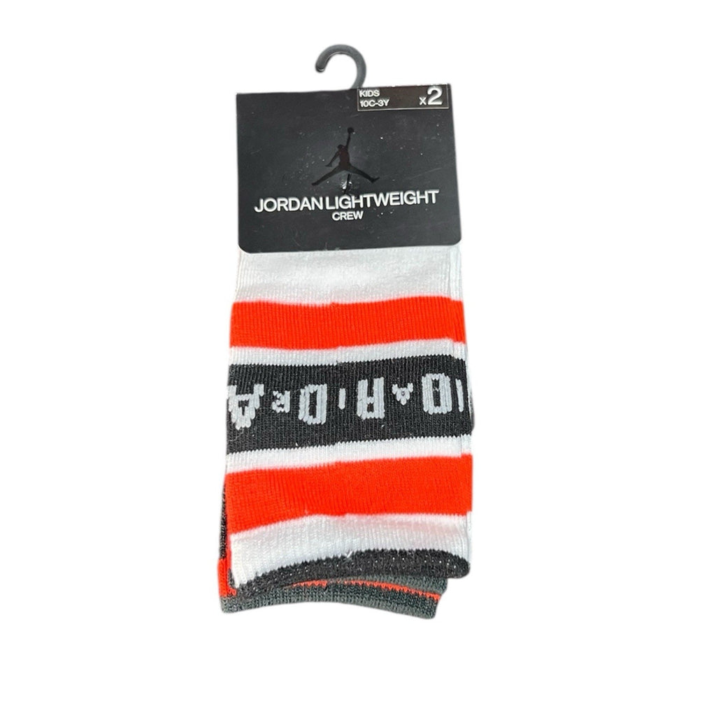 Jordan Lightweight Crew Socks For Boys Size 10C-3Y New