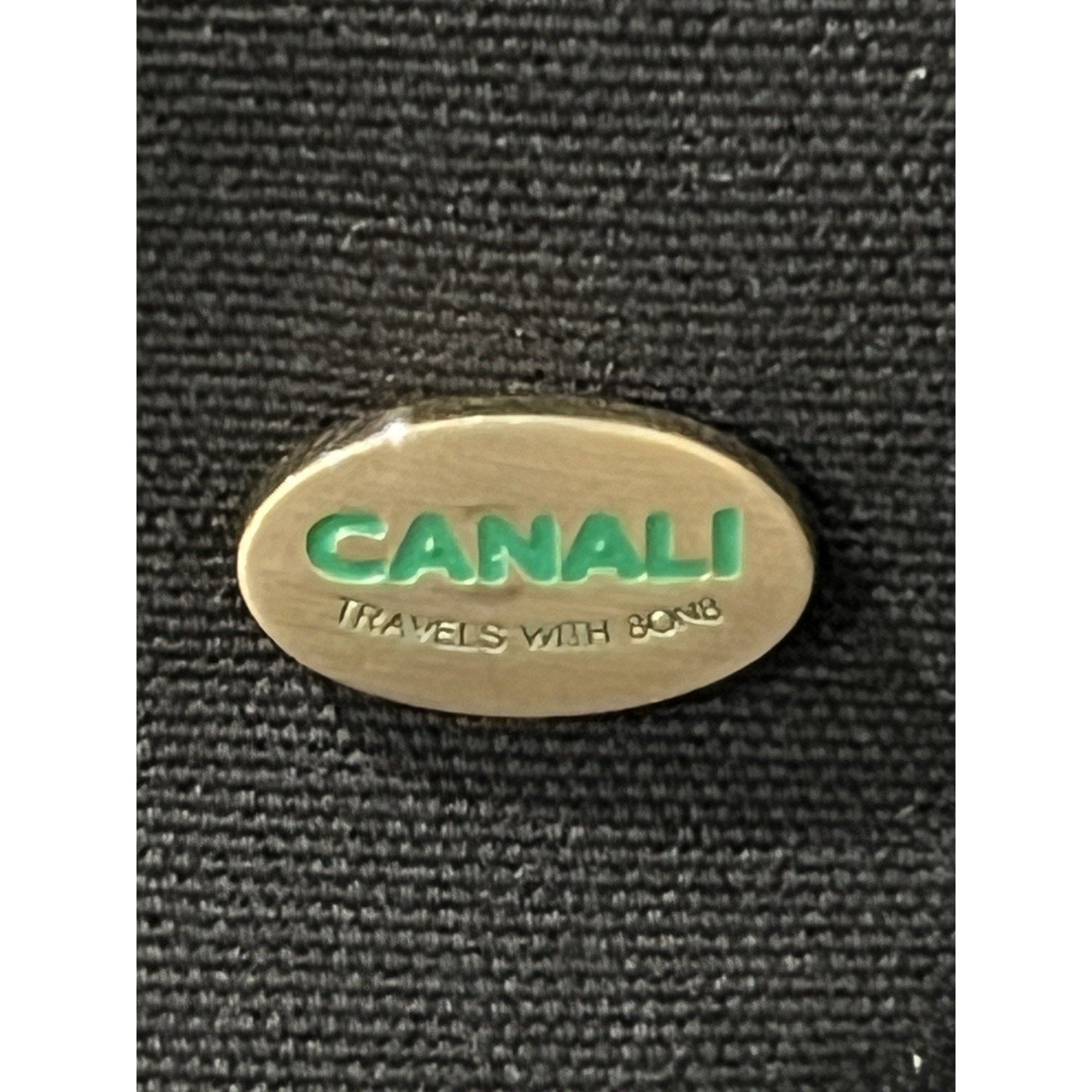 Canali logo-appliqué baseball cap in black Fitted