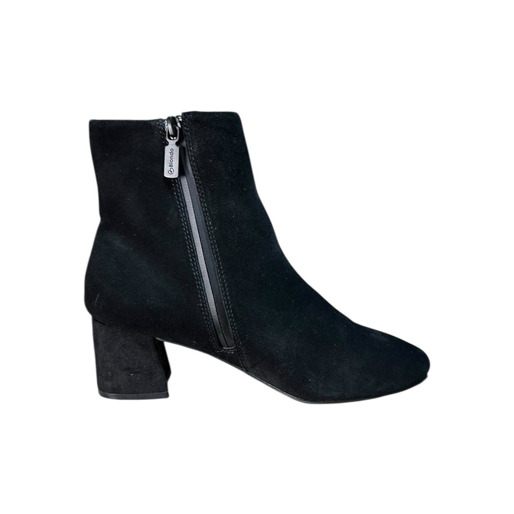 Blondo Alida Waterproof Bootie Black Suede Women’s Shoe Size 6.5