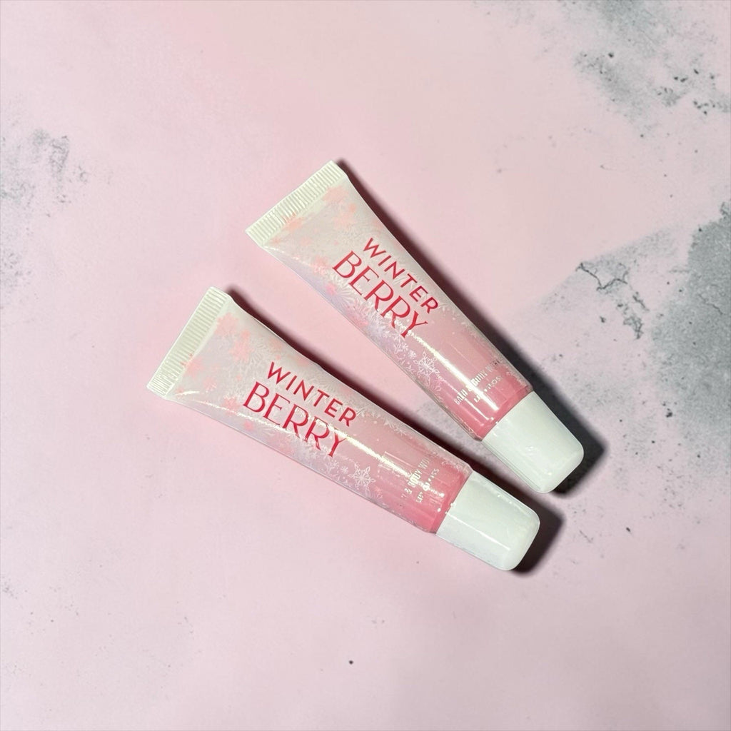 Bath And Body Works Winter Berry lip gloss Set Of 2