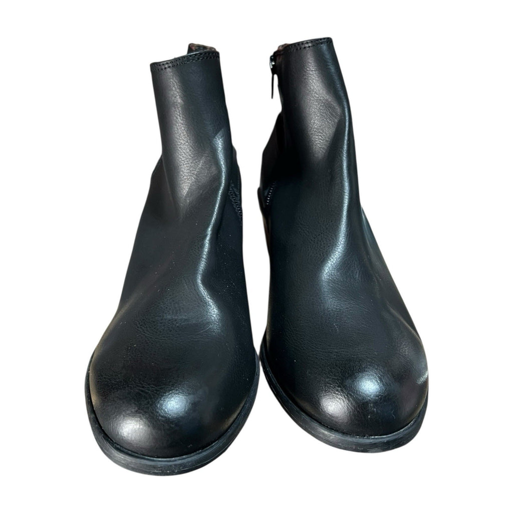 B.O.C. Black Ankle Bootie Women’s Shoe Size 9.5 M