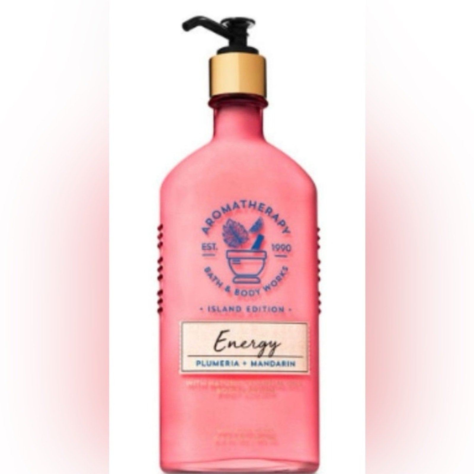 Bath & Body Work Aromatherapy Island Edition Energy Lotion Plumeria & Manderin