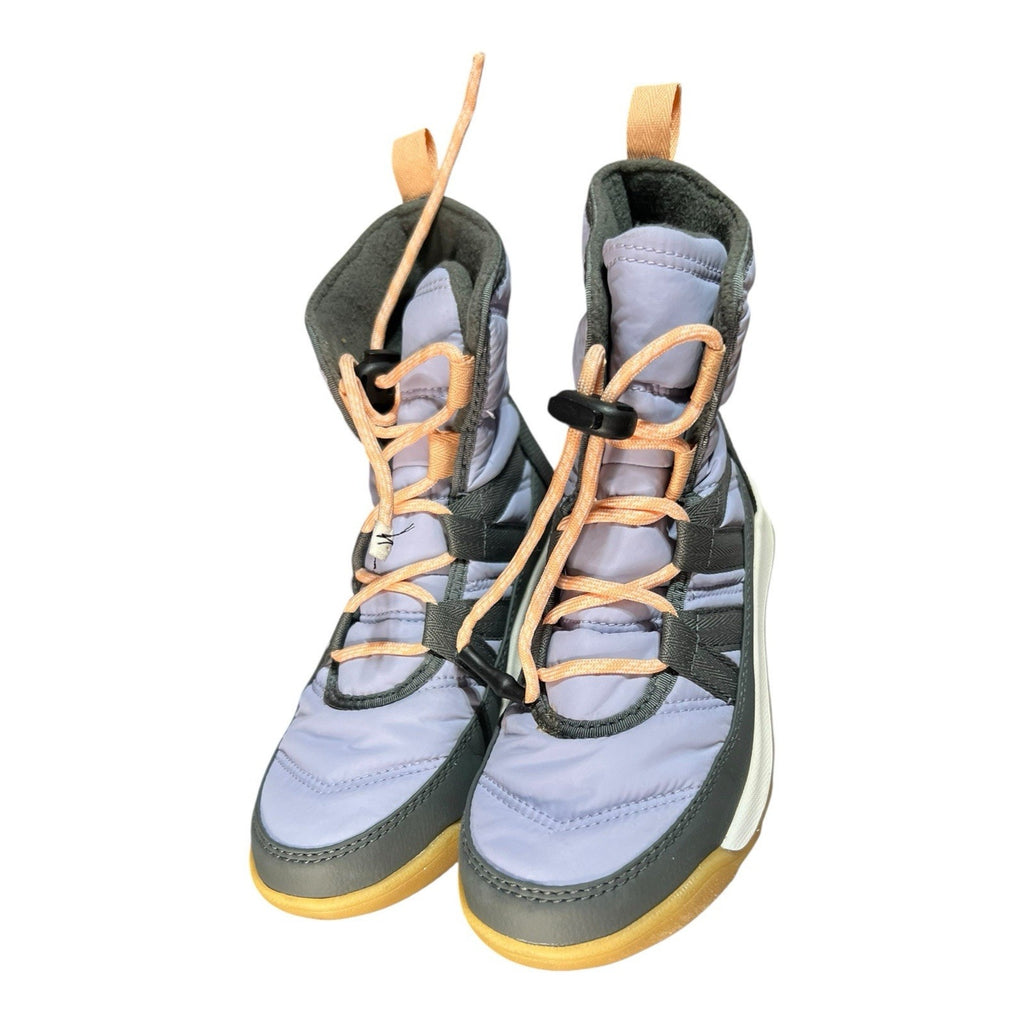 Sorel Whitney Purple And Gray Insulated Boots Youth Size 2