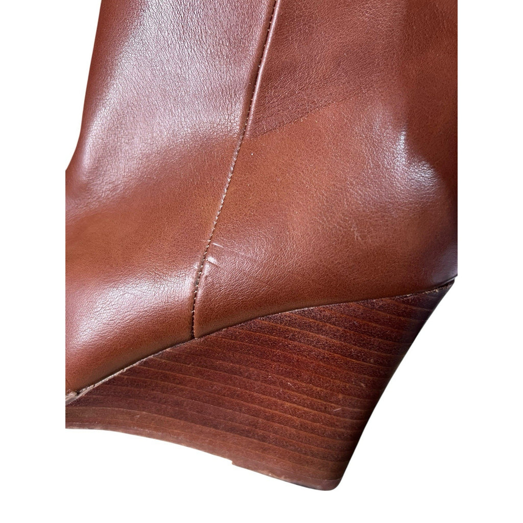 Dolce Vita Rupart Brown Vegan Ankle Bootie Women’s Shoe Size 6.5