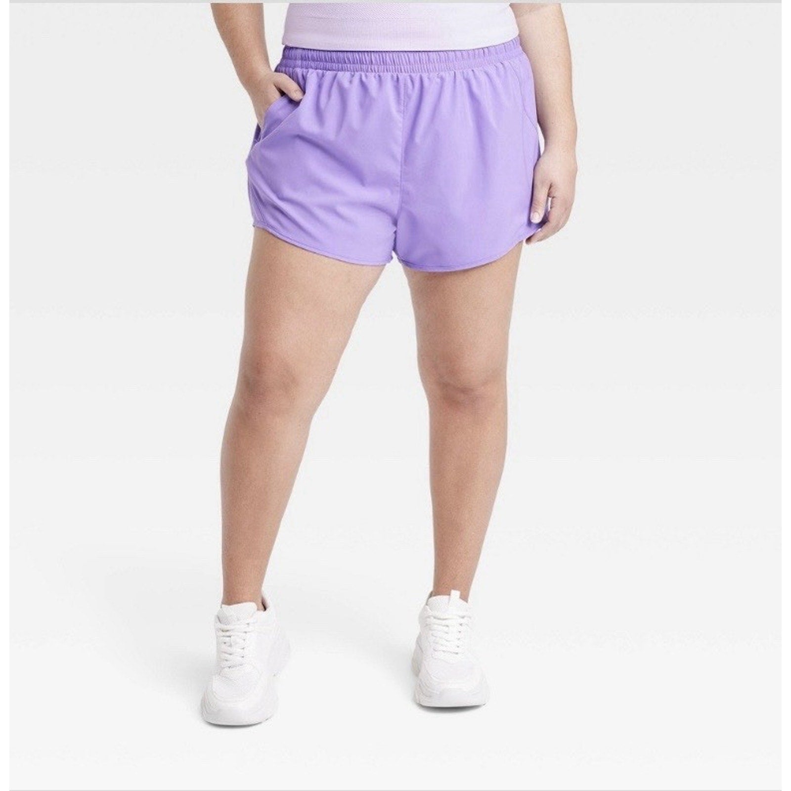 All In Motion Violet Women’s Athletic Shorts Size 4XL New