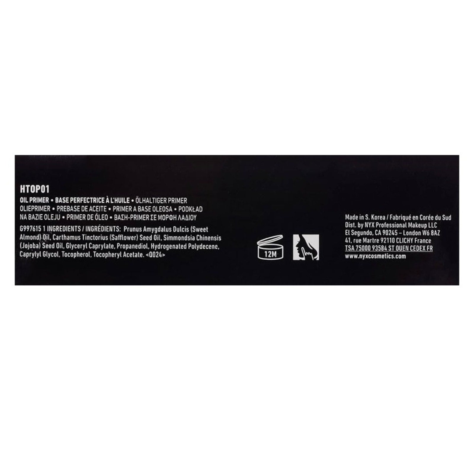 NYX Professional Makeup HydraTouch Oil Primer