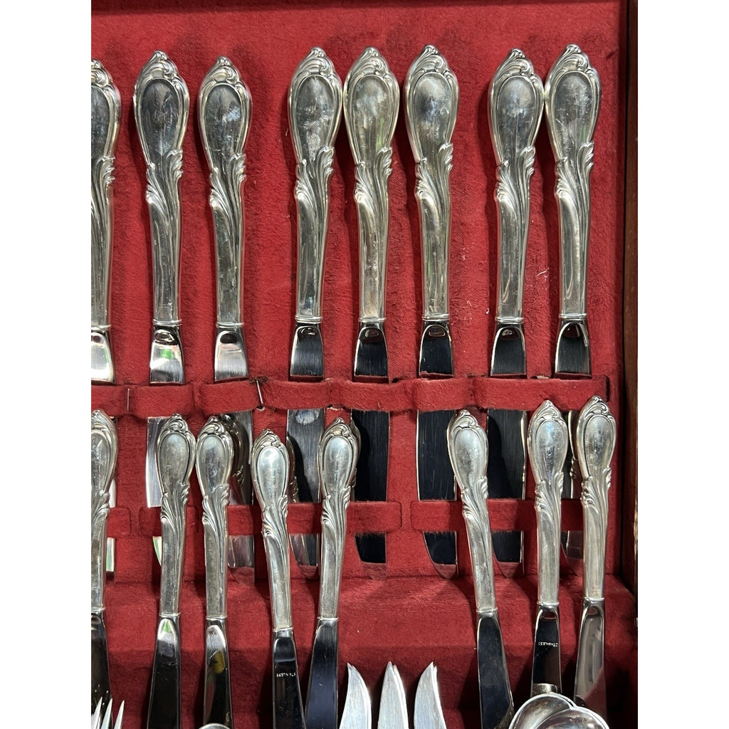 International Rhapsody Sterling Silver 94 Piece Silverware Set