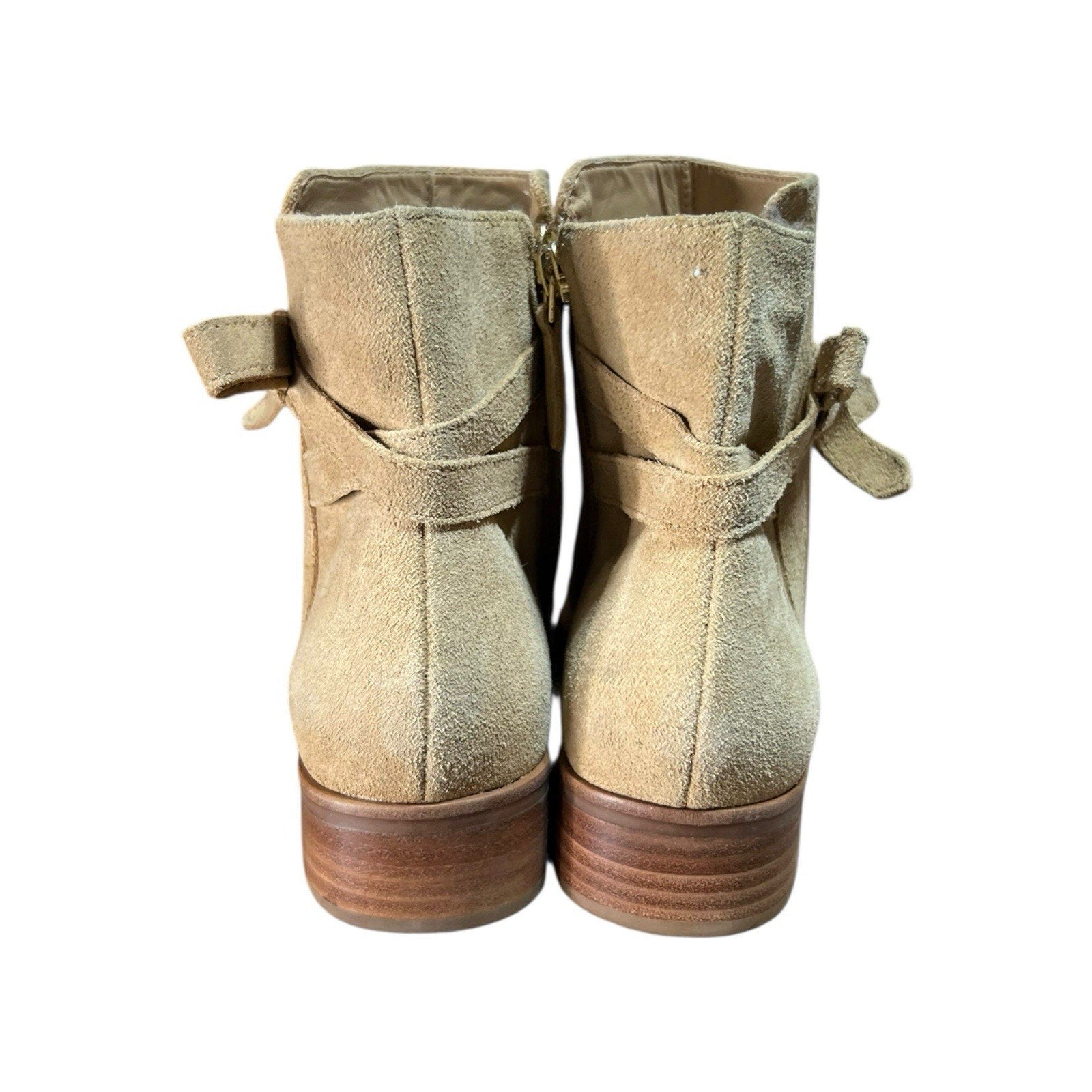 Talbots Tish Tie Suede Ankle Boot Size 7M New