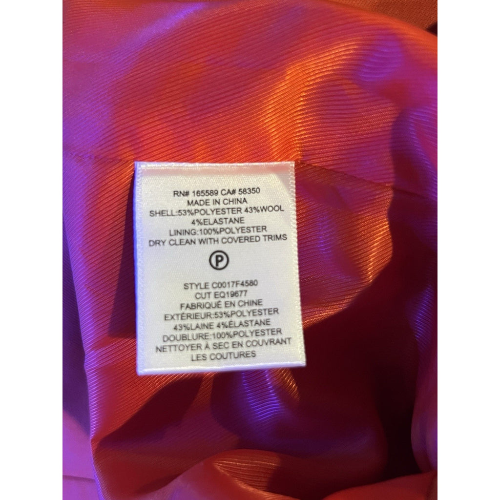 NWT Equipment Femme Acinta Blazer Chili Orange Single Button Jacket Sz 8