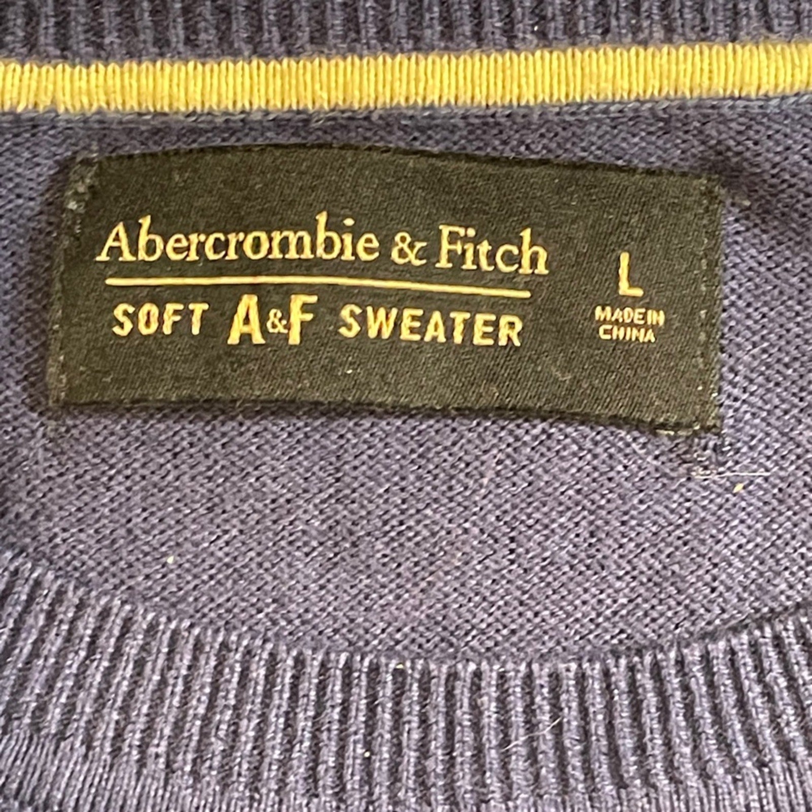 Abercrombie & Fitch Soft A&F Sweater for Men L
