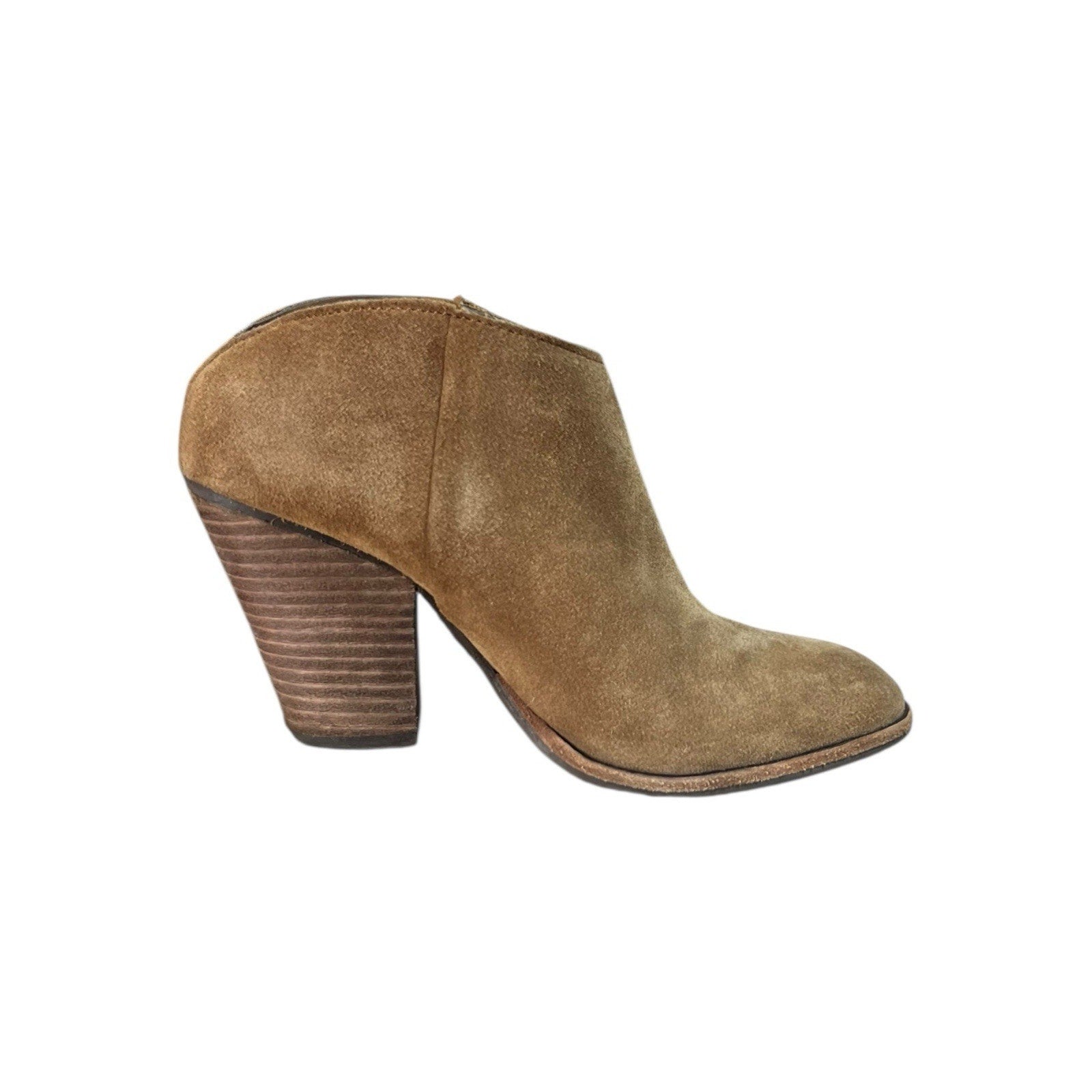 Dolce Vita Haken brown suede slip-on ankle booties Women’s Shoe Size 5.5