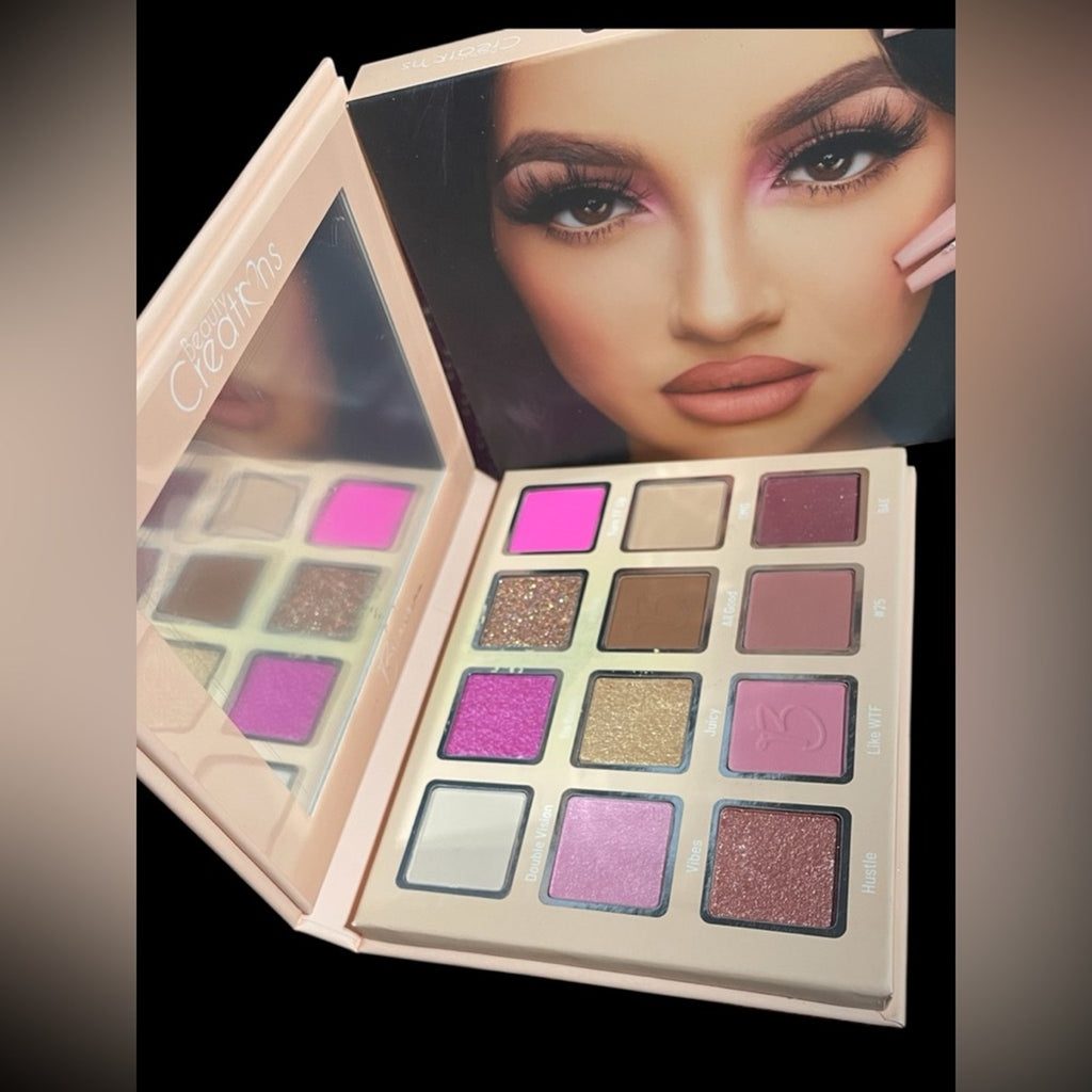 Beauty Creations Eyeshadow Palette - Pink, Gold, Brown Shades NIB