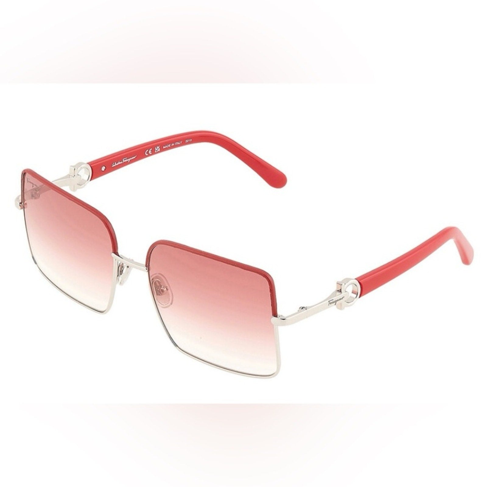 Salvatore Ferragamo Pink Gradient Sunglasses NIB