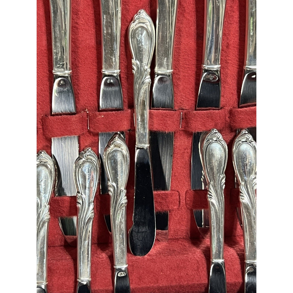 International Rhapsody Sterling Silver 94 Piece Silverware Set