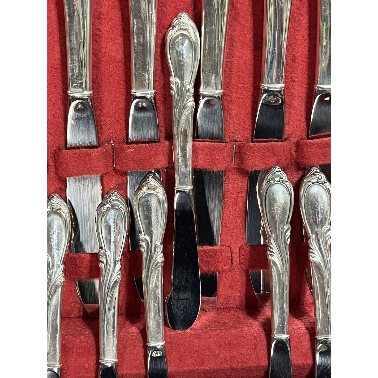 International Rhapsody Sterling Silver 94 Piece Silverware Set