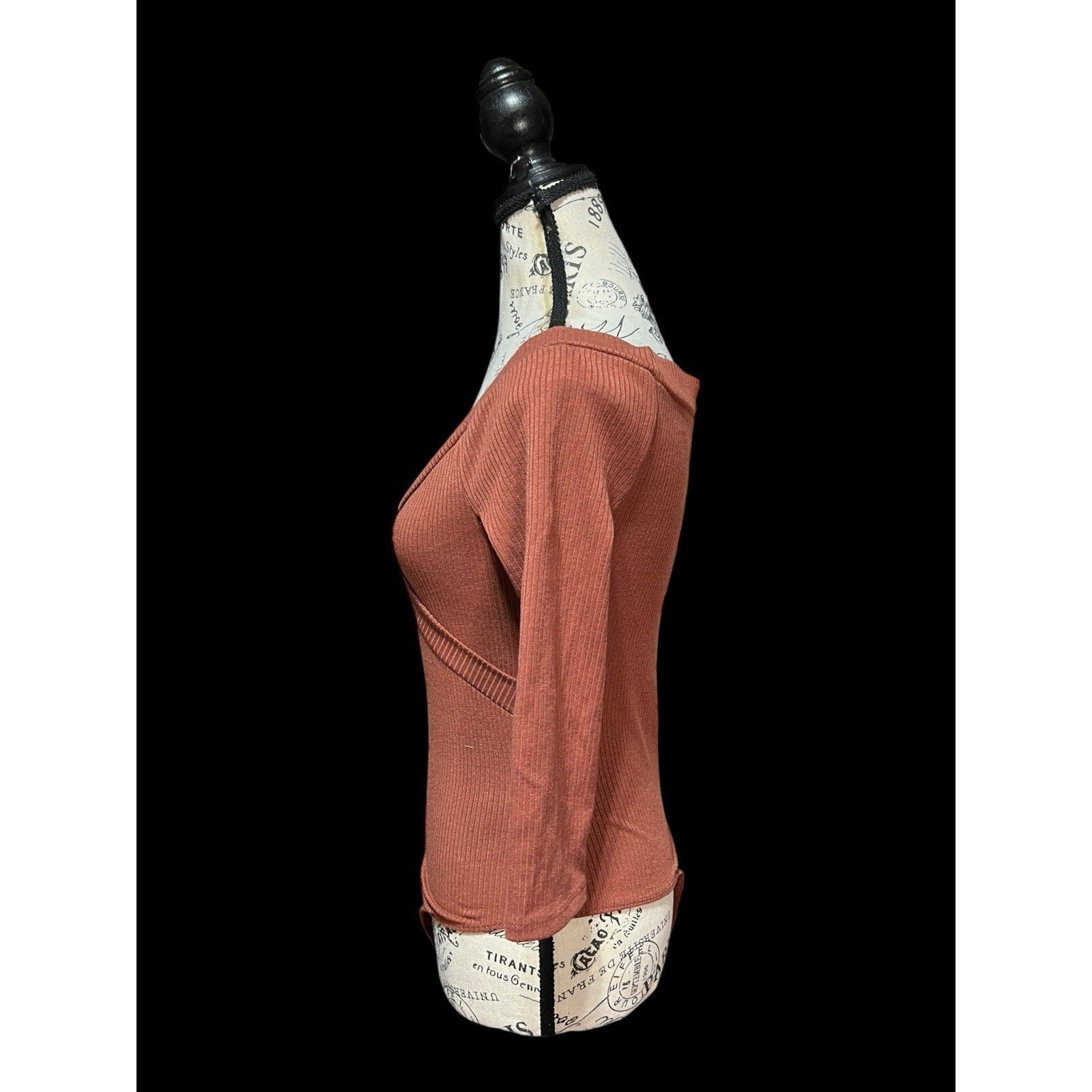 ASTR The Label 3/4 Sleeve Ribbed Bodysuit Women’s Size S NWOT