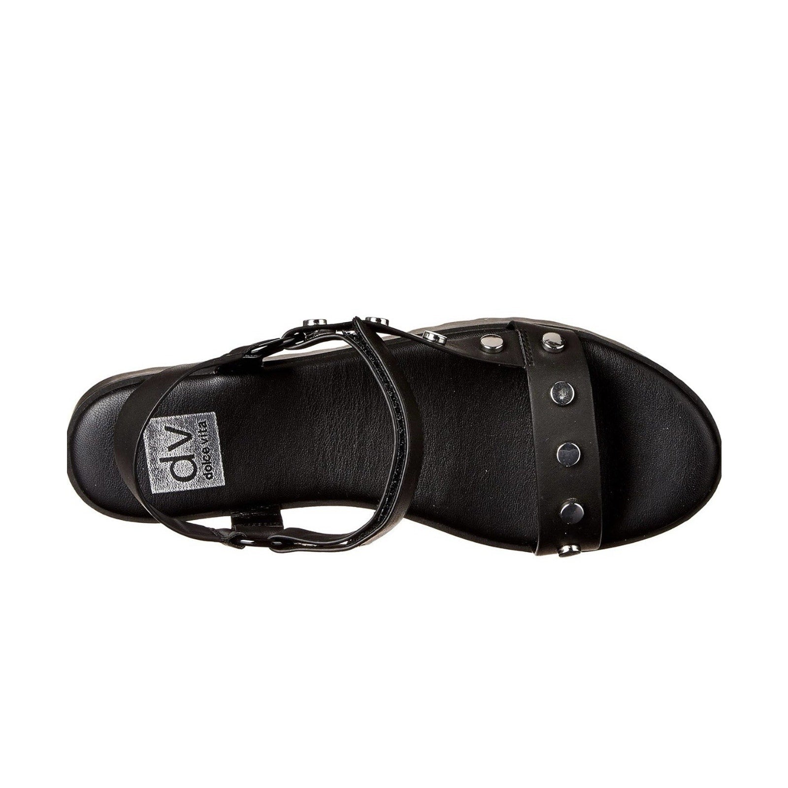 DV by Dolce Vita platform sandals feature silver stud details Women’s 9