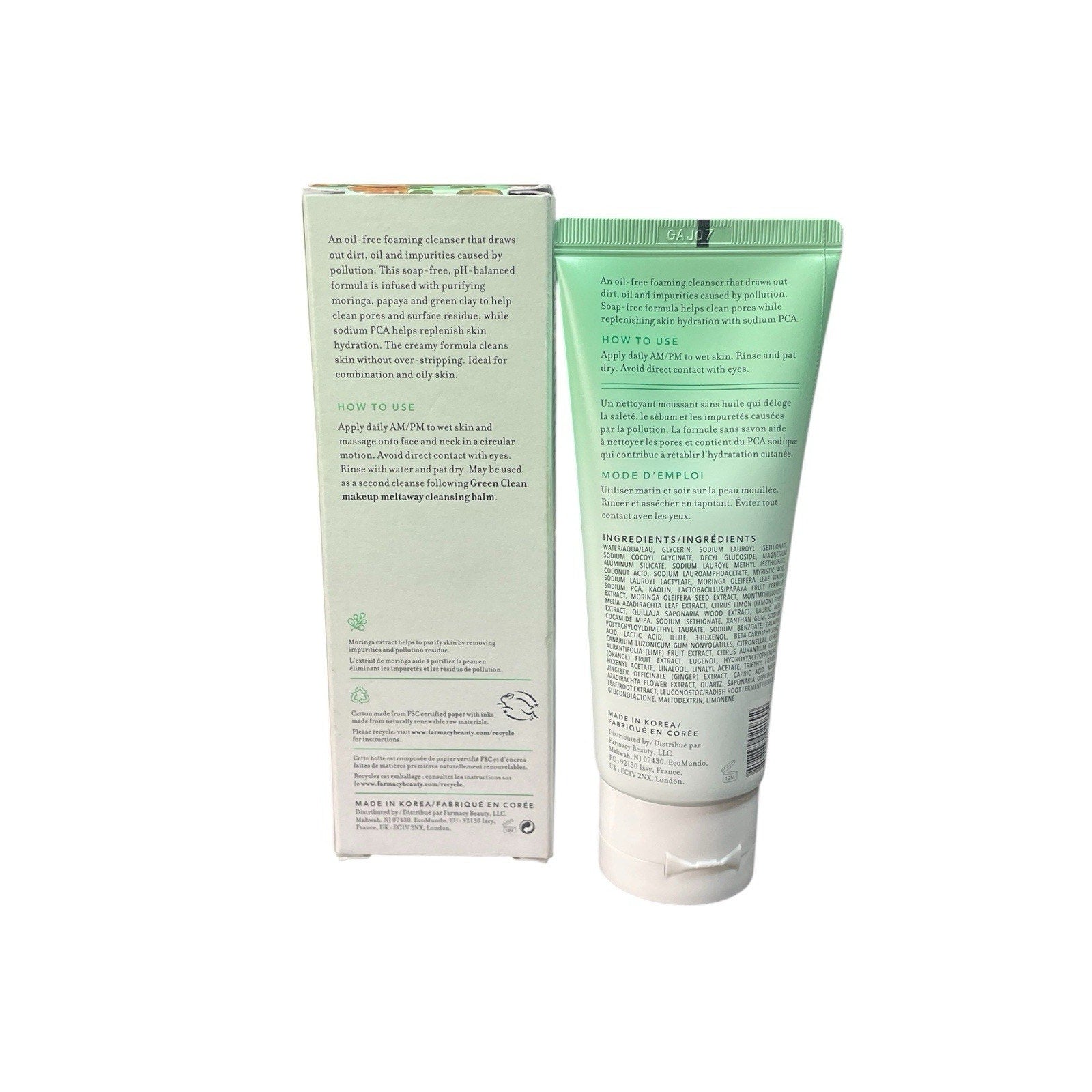 Pharmacy Whipped Greens Foaming Cleanser 3.4 oz New