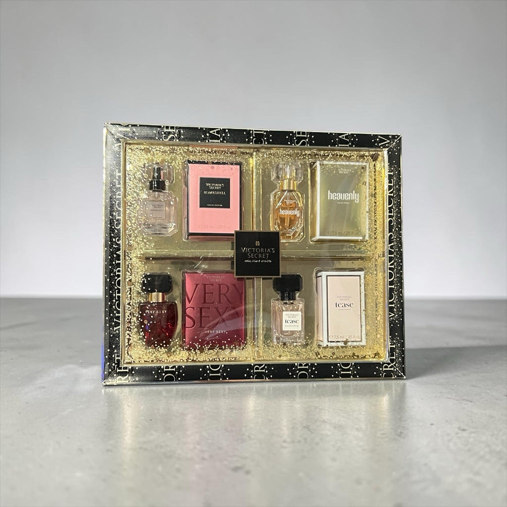 Victoria's Secret Ultimate Fragrance Gift Set featuring four mini EDP Bottles