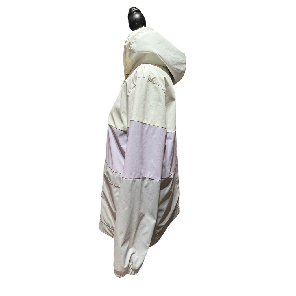Weatherproof Vintage Lavender, Gray And White Rain Jacket Women’s Size M