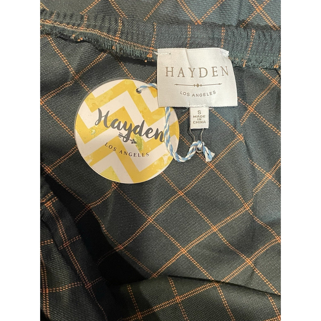 Hayden Plaid Mini Dress, Small - Bell Sleeves, NWT