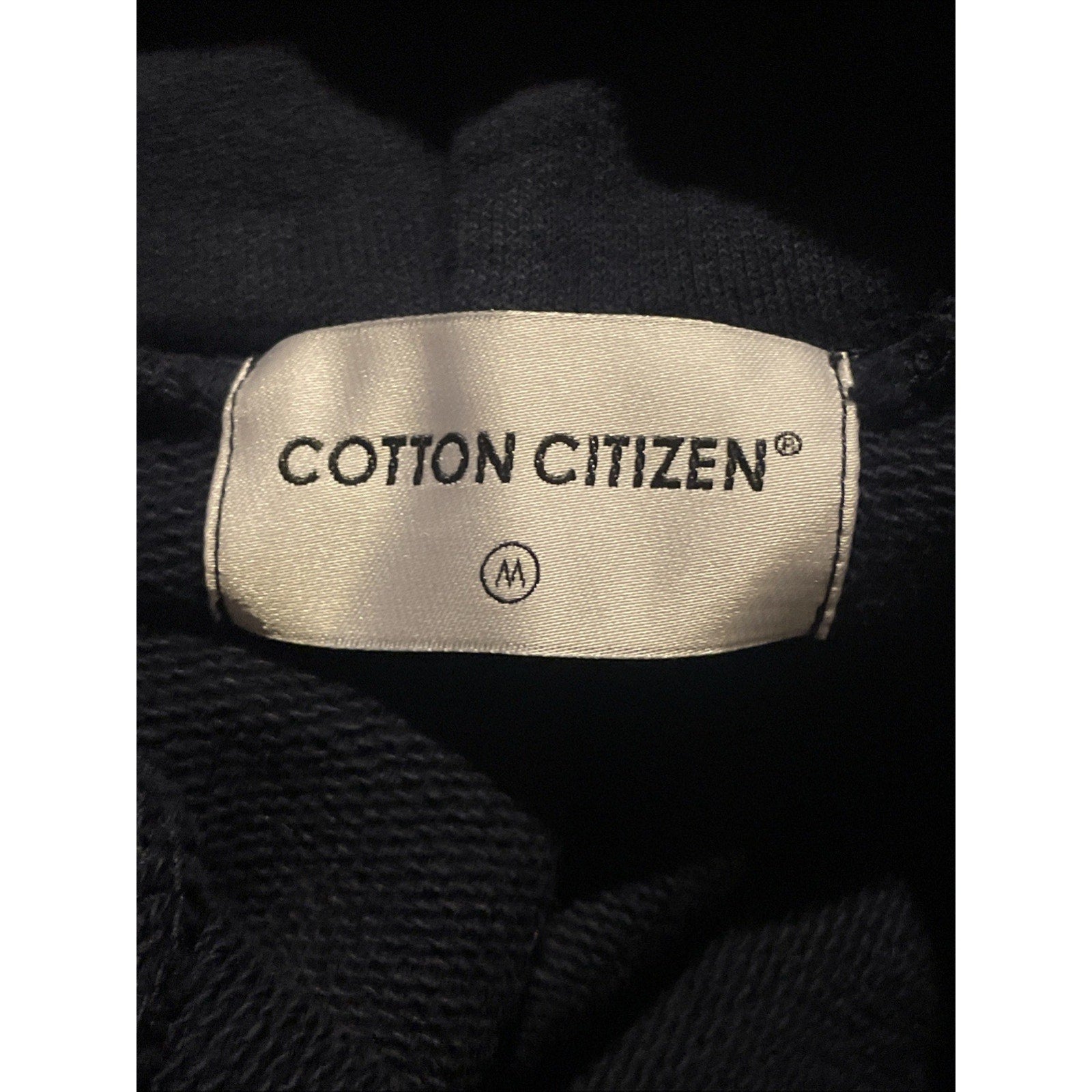 Cotton Citizen Navy Blue Hooded Sweater Size M New
