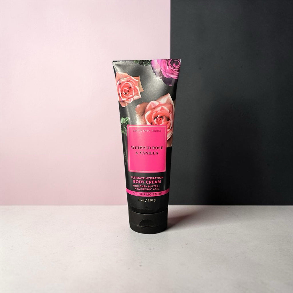 Bath And Body Works Whipped Rose And Vanilla Body Cream New