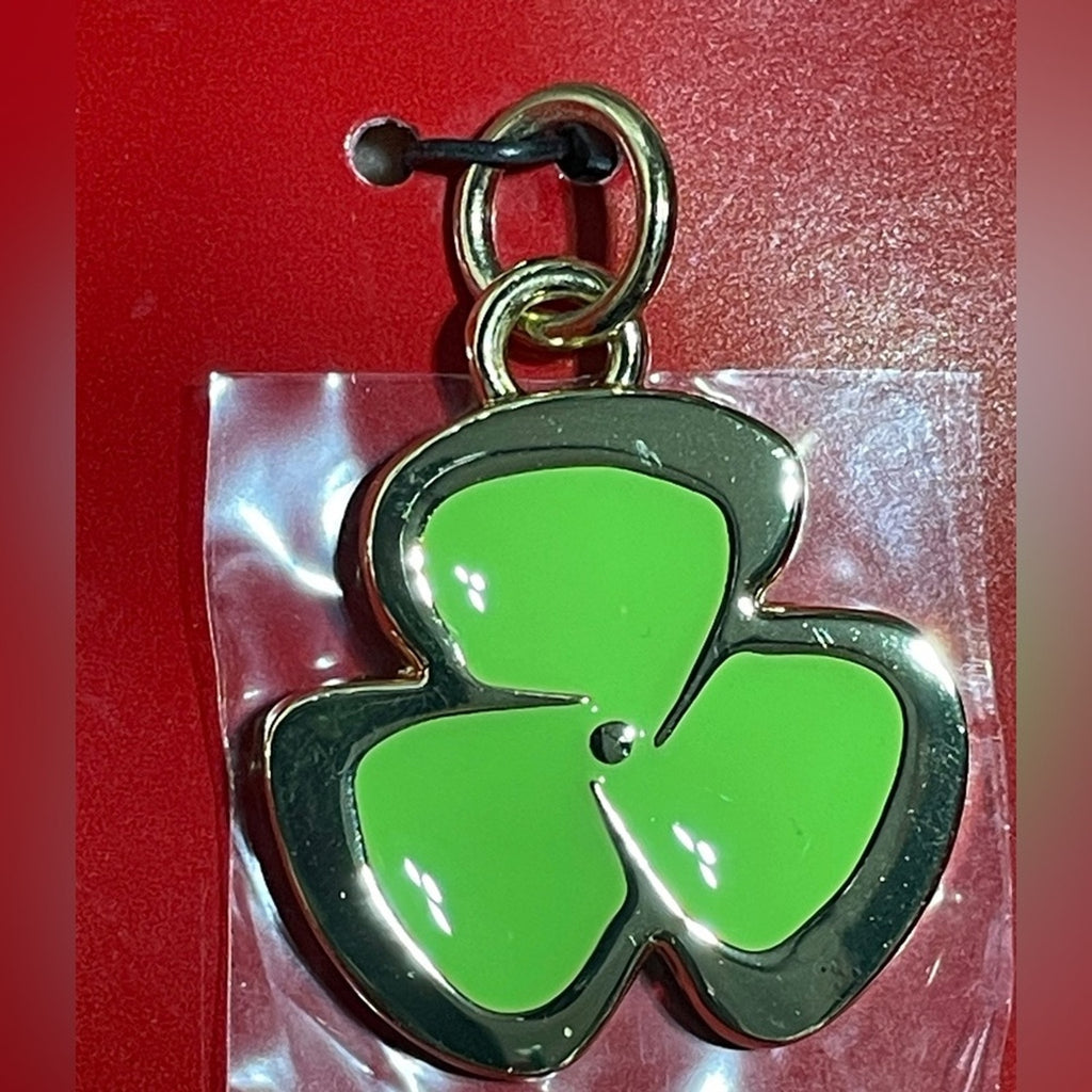 Christian Louboutin Green Clover Lipstick Charm NIB