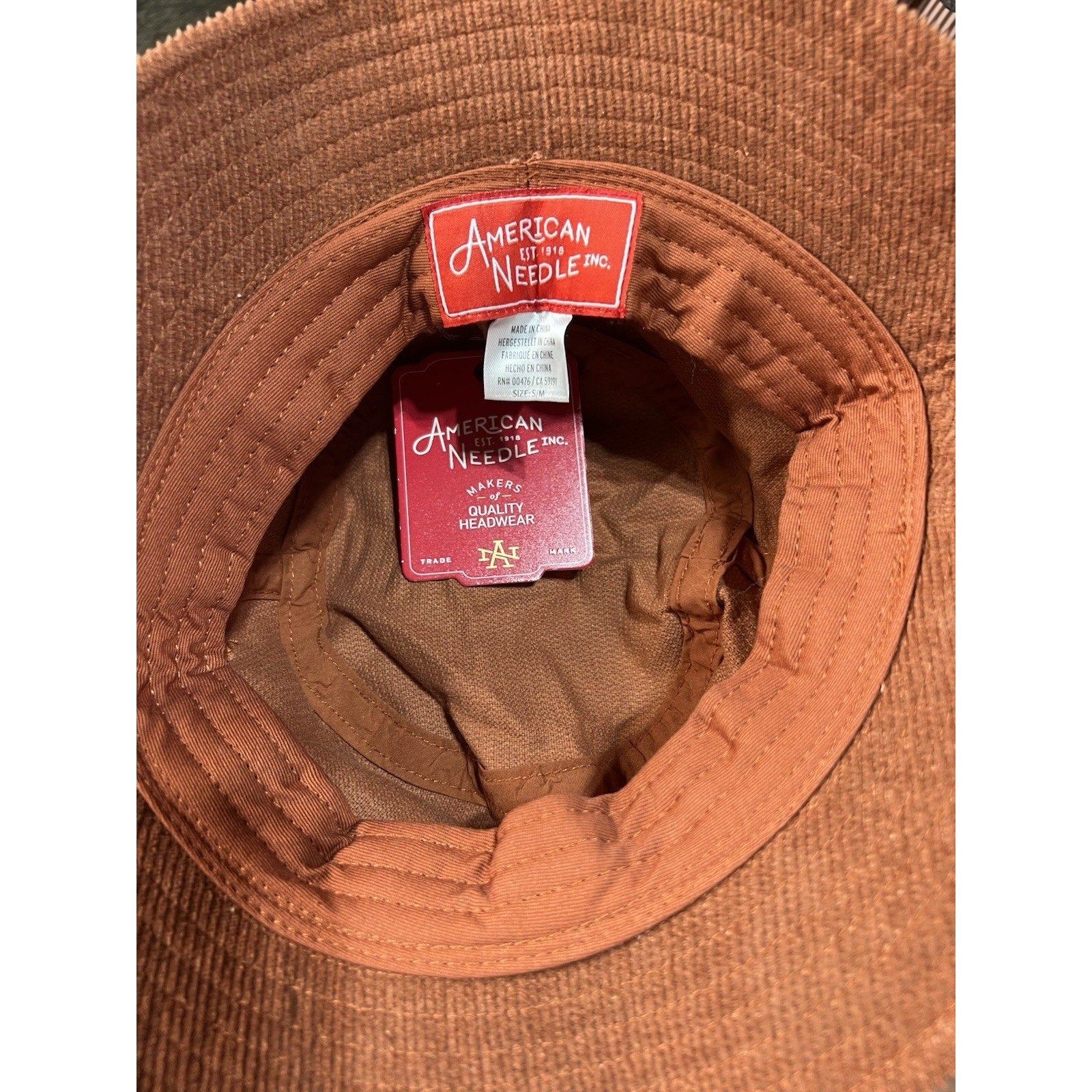 American Needle Corduroy Bucket Hat Size Size S-M