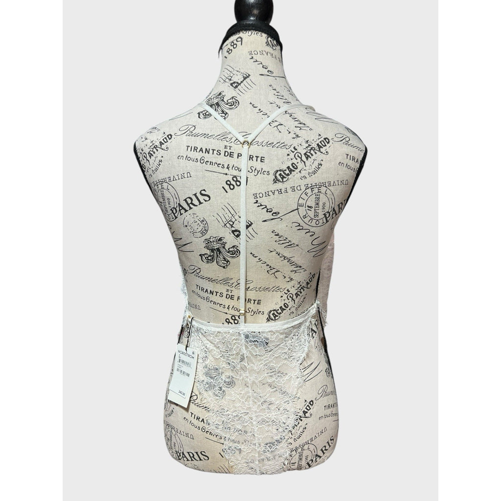 Suzy Black ivory One Piece Lingerie Womens Size S NWT