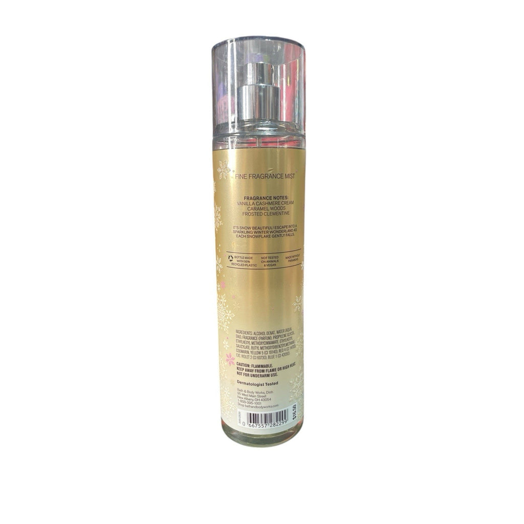 Bath & Body Works Snowflakes & Cashmere Fine Fragrance Mist 8oz - New & Sealed