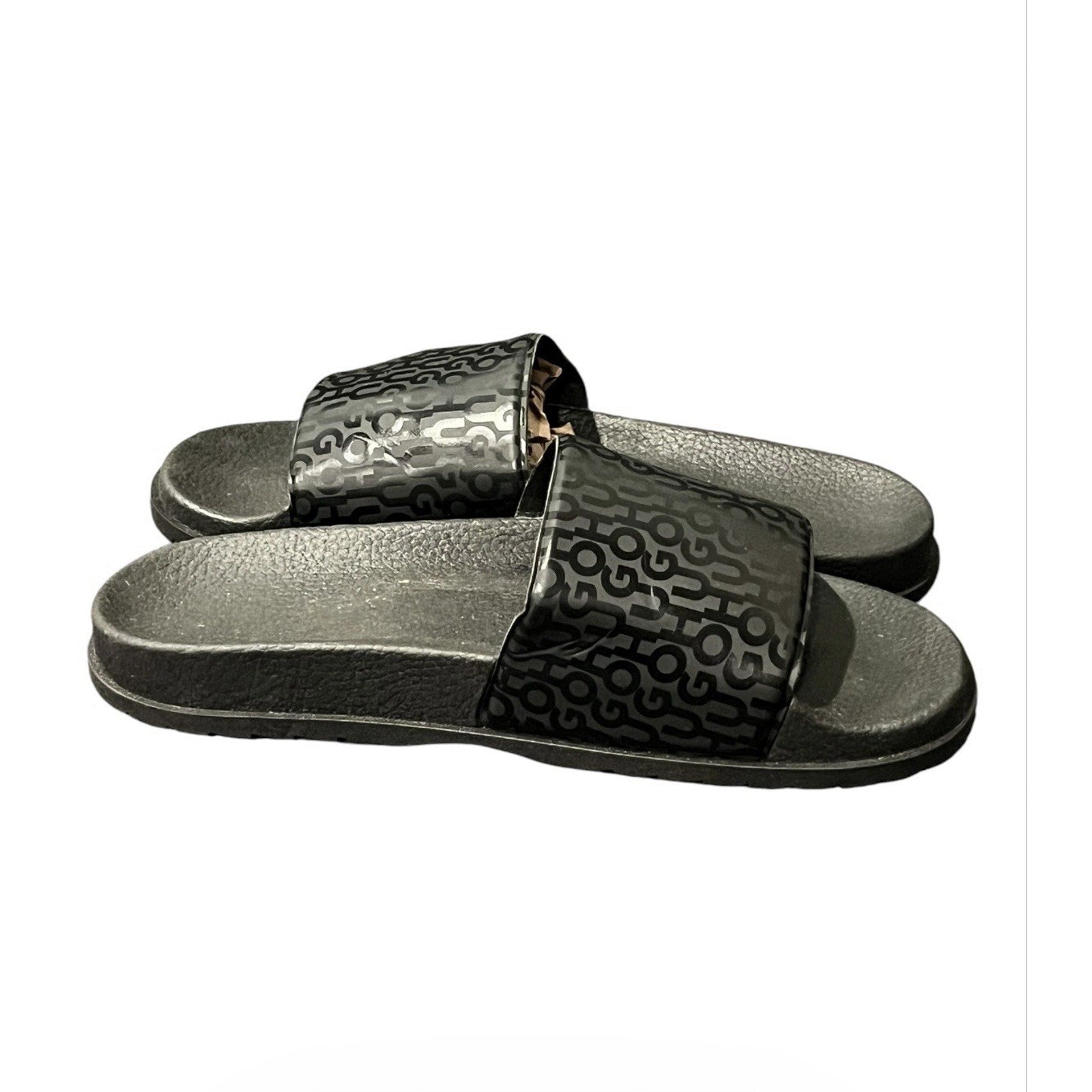 HUGO by Hugo Boss "Timein Black Slides Women’s Size 8