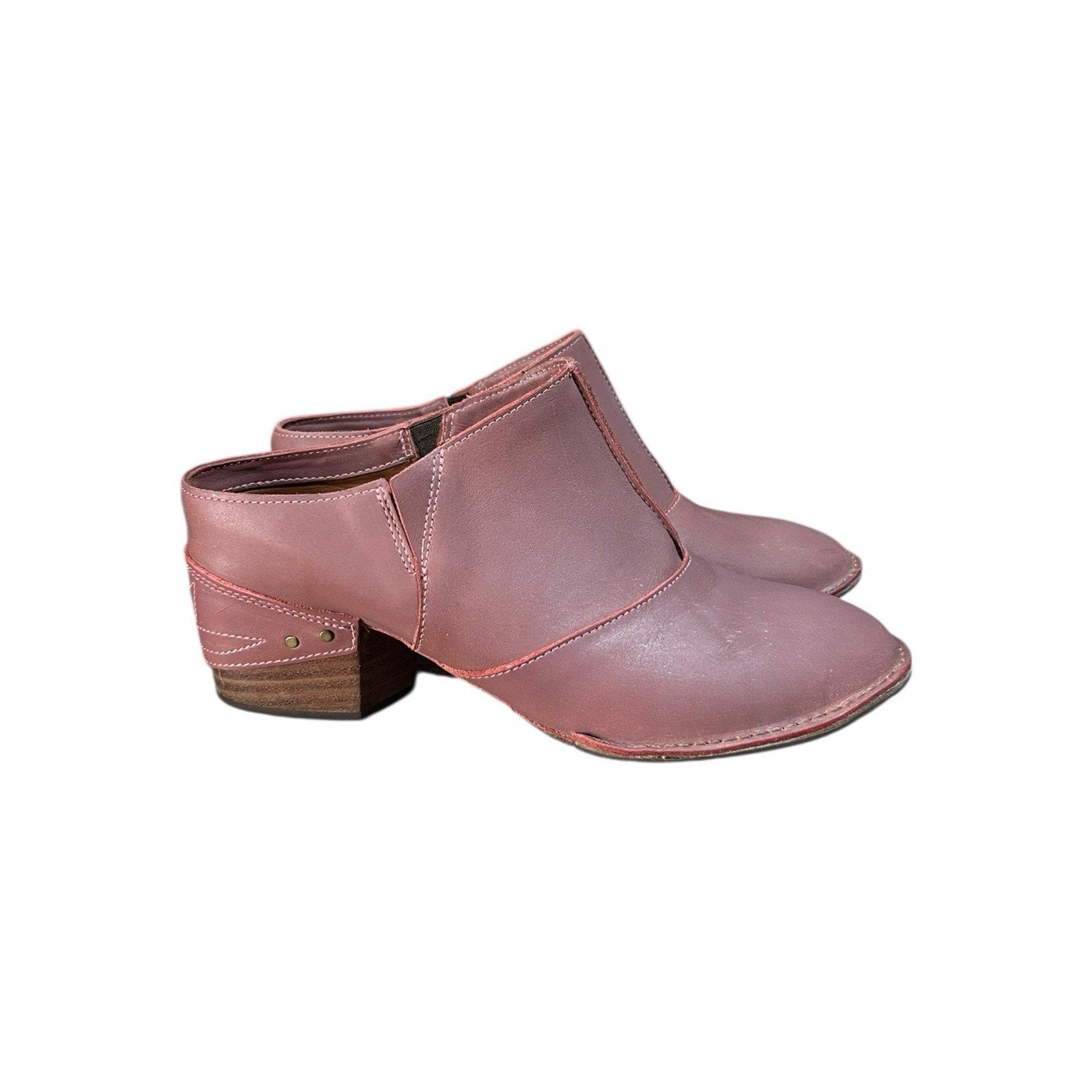 Sergio Tomani Laska Dusty Rose leather ankle boots Women’s Size EU 39 US 8