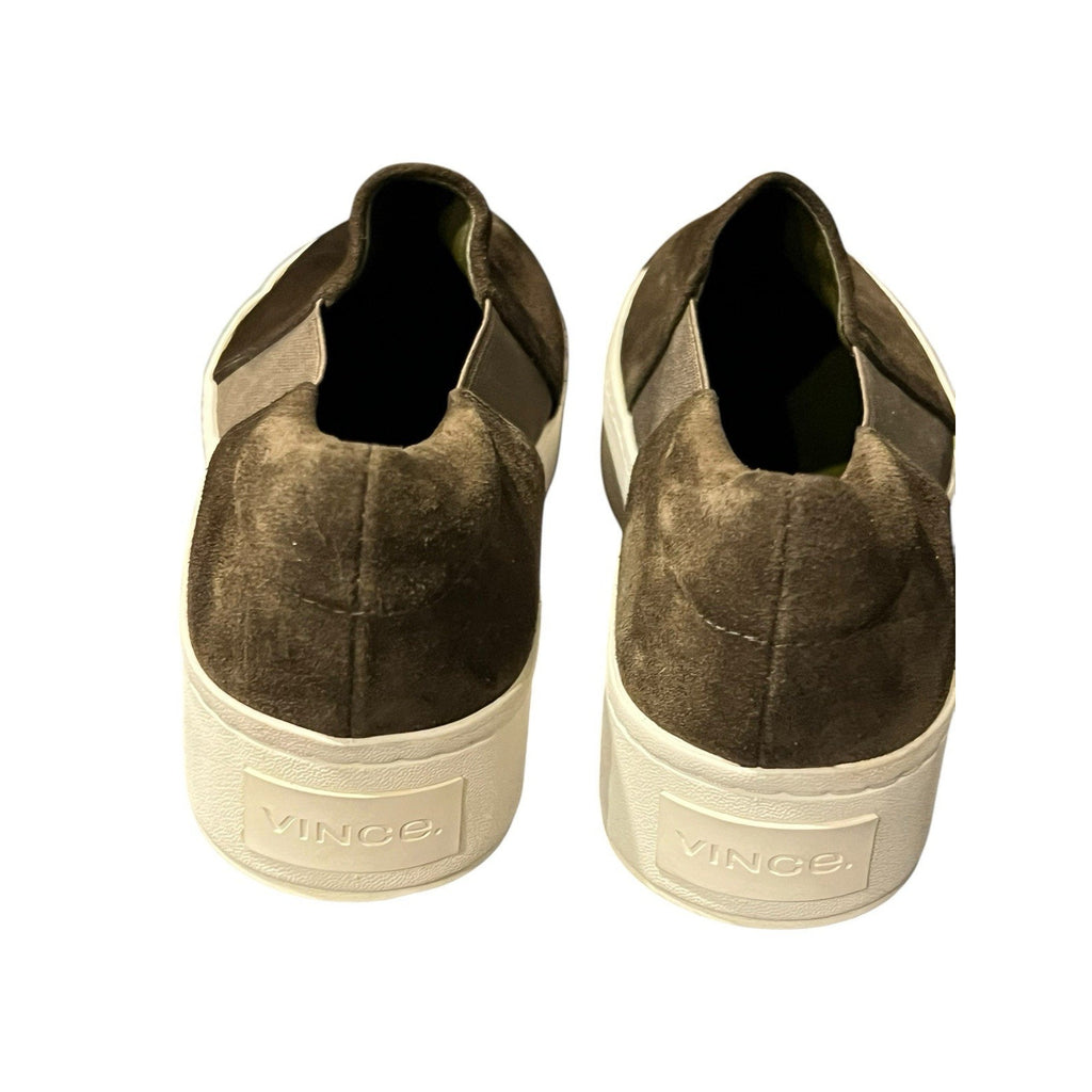 Vince Warren Suede Platform Slip-On Sneakers Womens Shoe Size 7