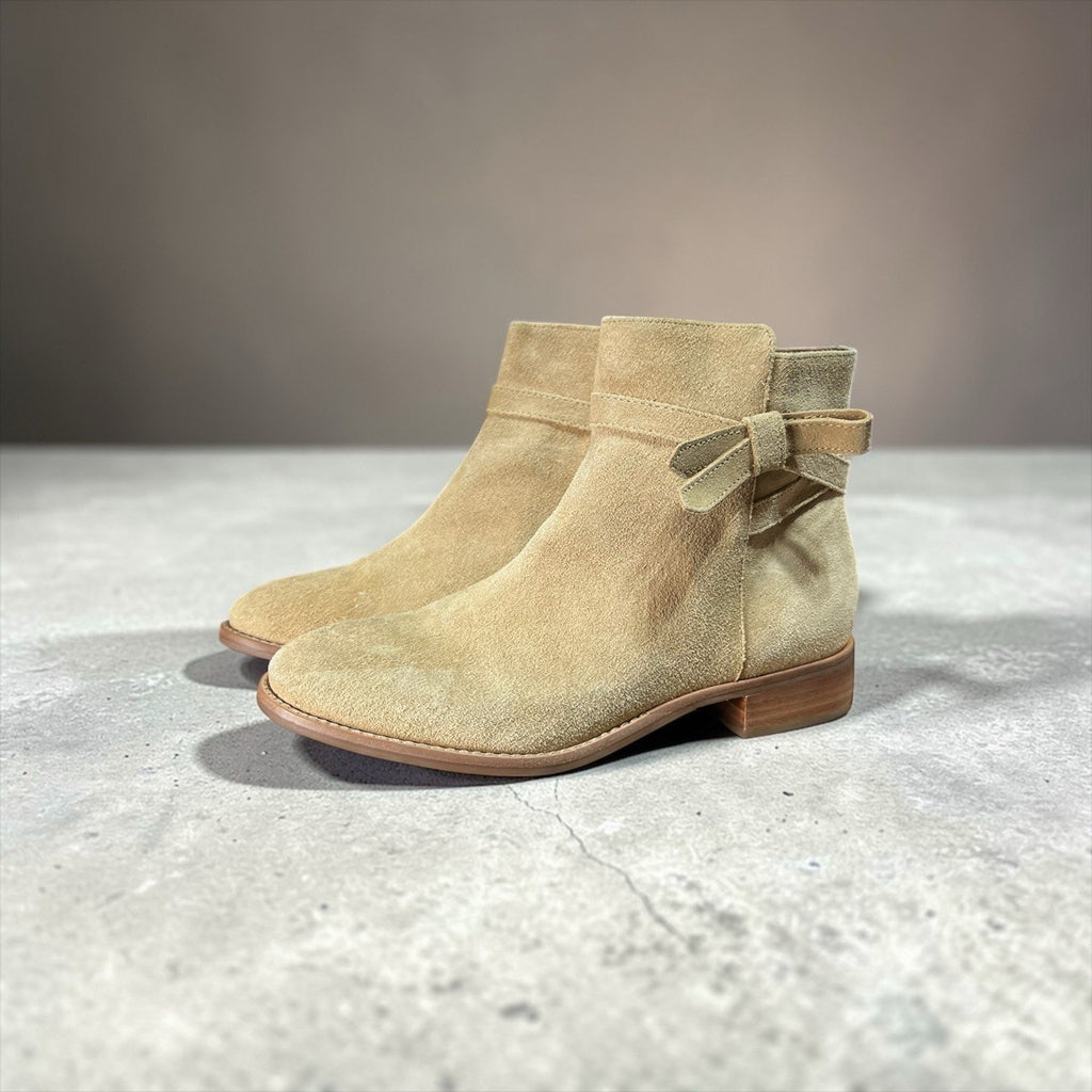 Talbots Tish Tie Suede Ankle Boot Size 7M New