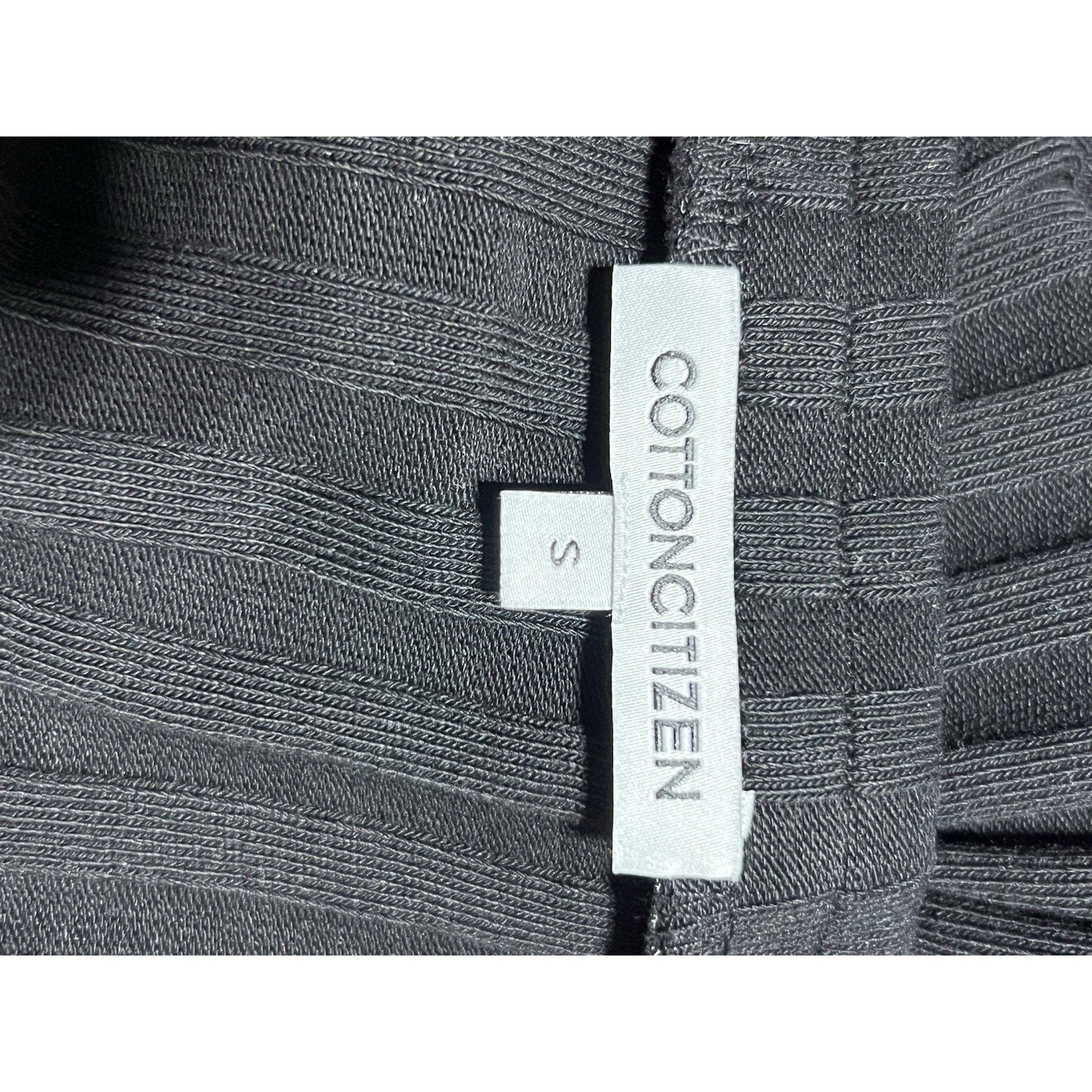 Cotton Citizen Black Ribbed Short Skirt Size S NWOT