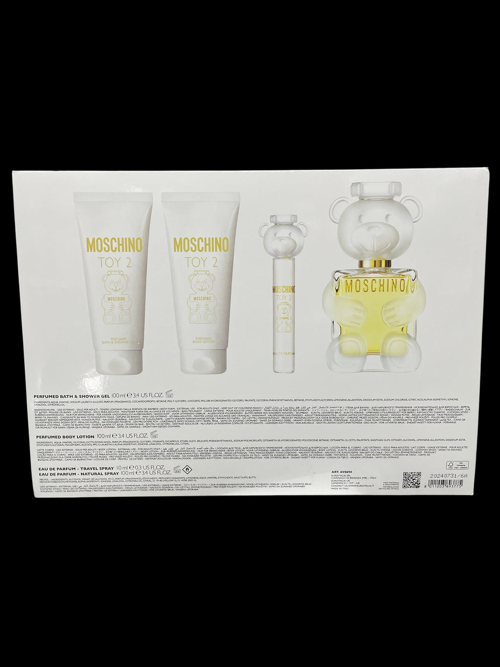 Moschino Toy 2 Perfume 4 Piece Gift Set