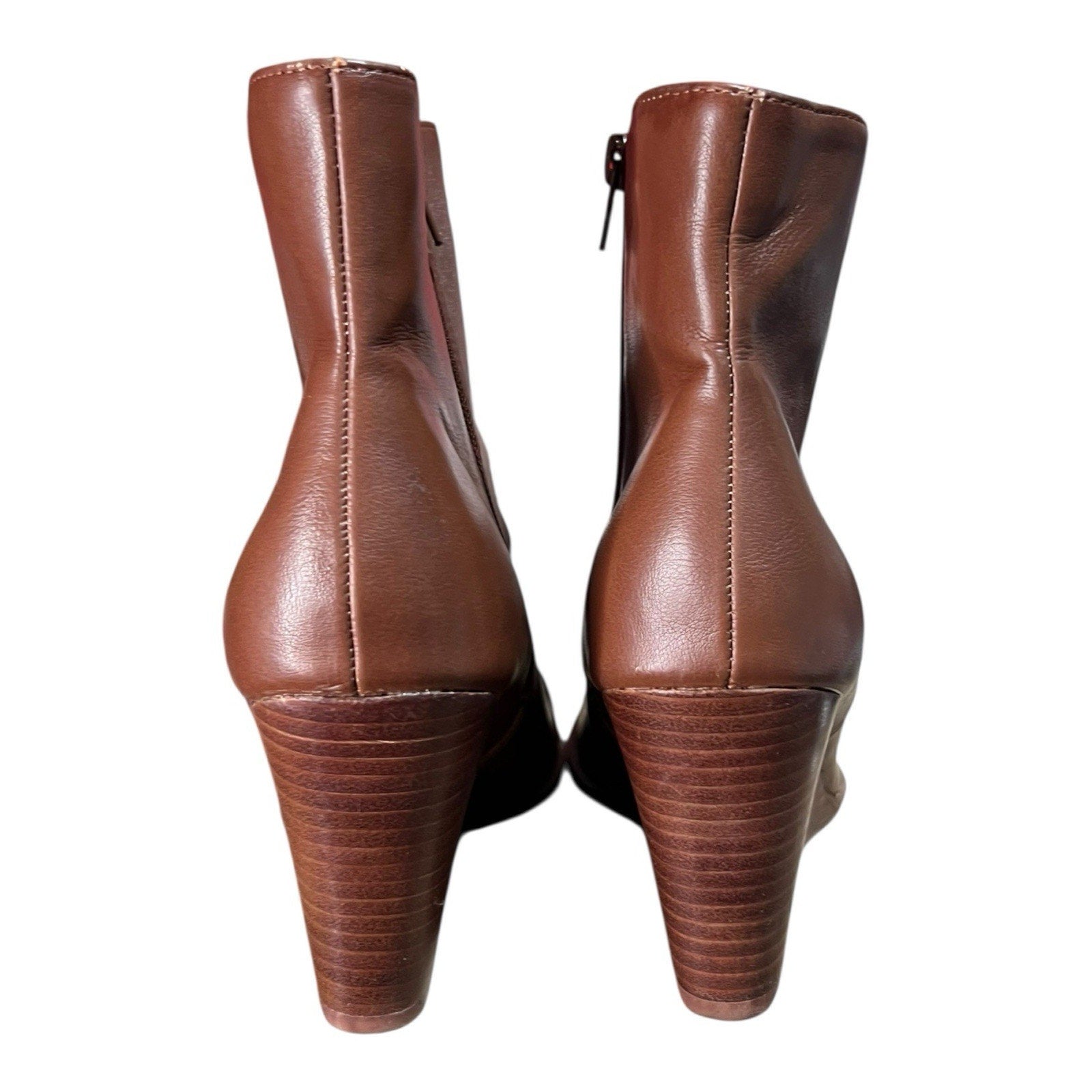 Dolce Vita Rupart Brown Vegan Ankle Bootie Women’s Shoe Size 6.5
