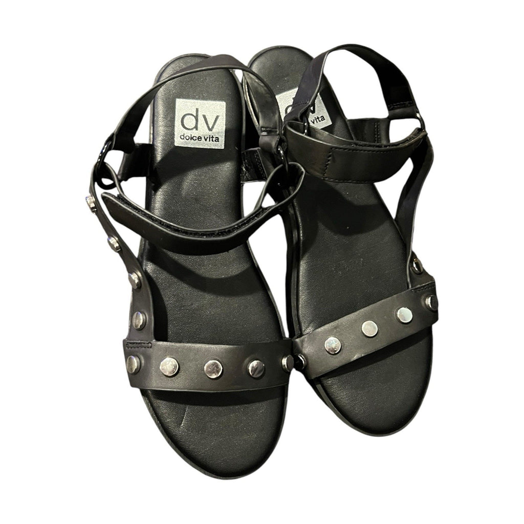 DV by Dolce Vita platform sandals feature silver stud details Women’s 9