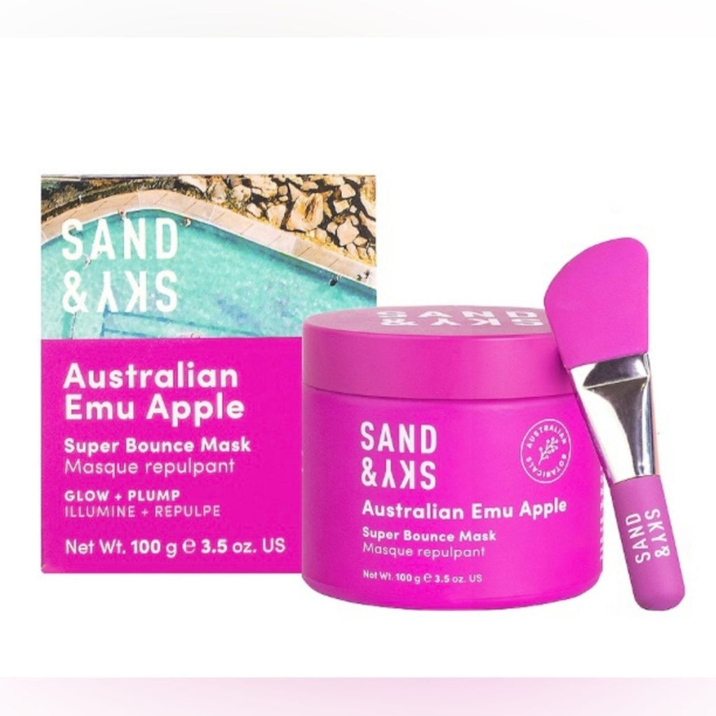Sand & Sky Australian Emu Apple Super Bounce  Glow and Plump Mask NIB
