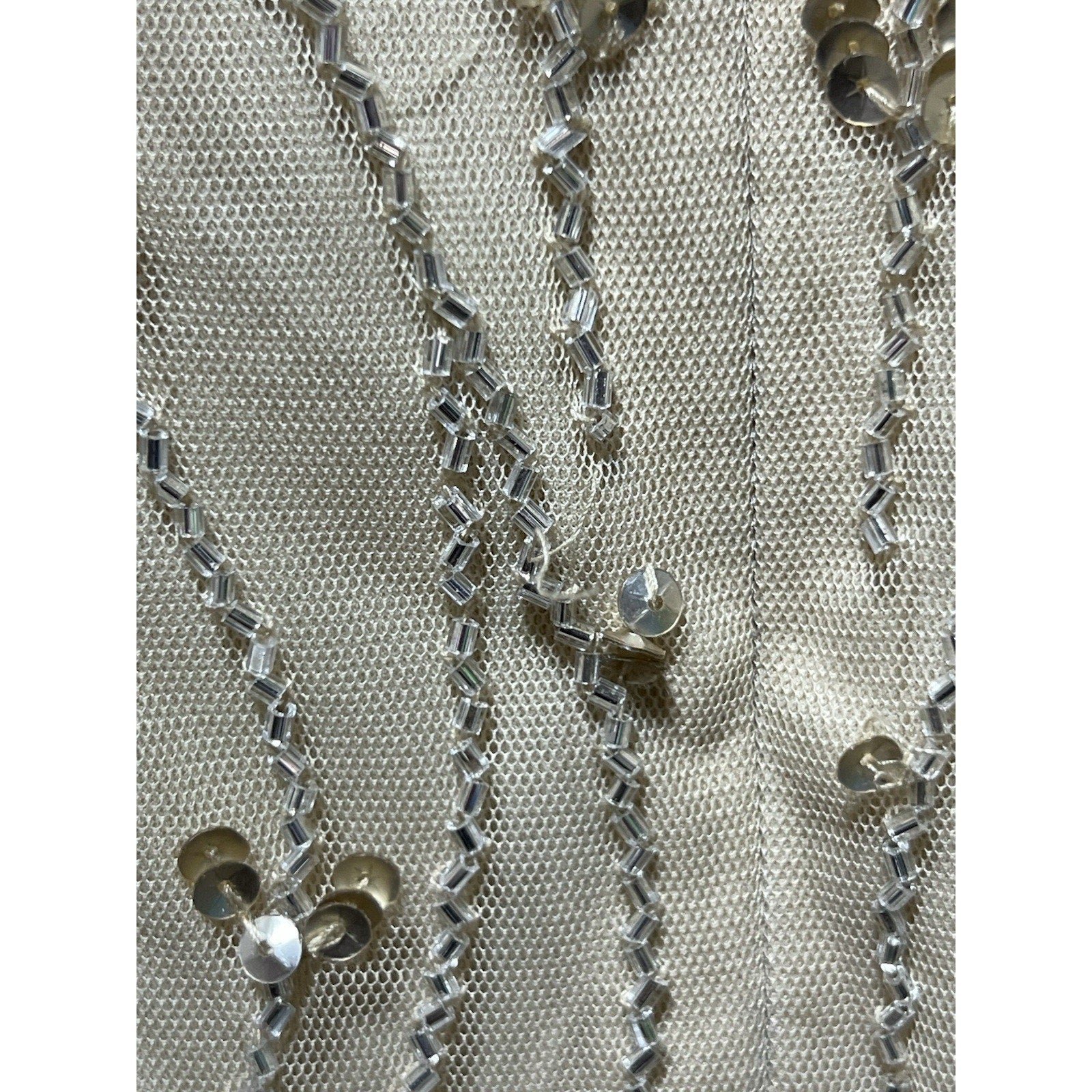 Jkara Beige Beaded Maxi Dress Women’s Size 16