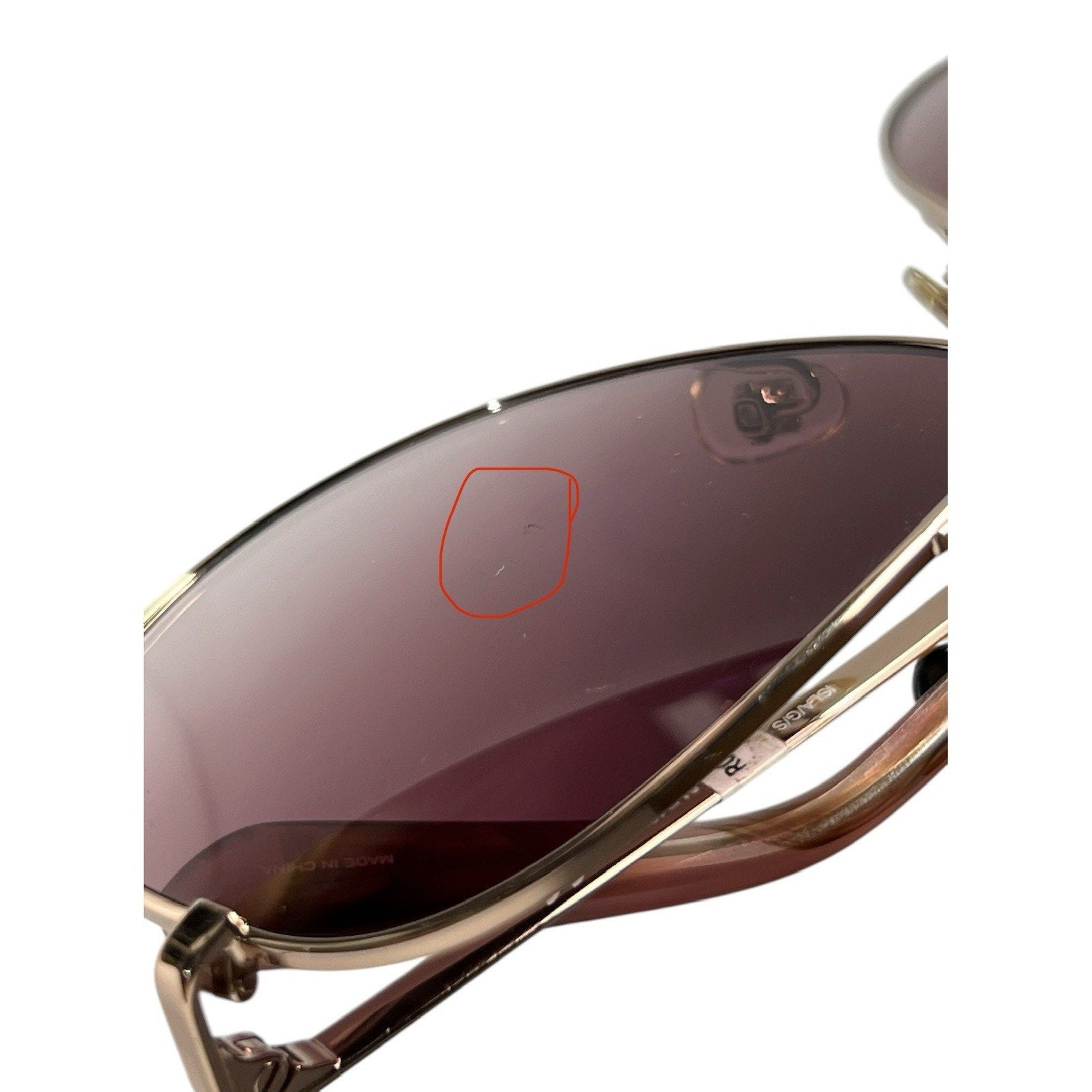Kate Spade ISLA 035J Gold Pink Frame / Pink Gradient Lens Sunglasses