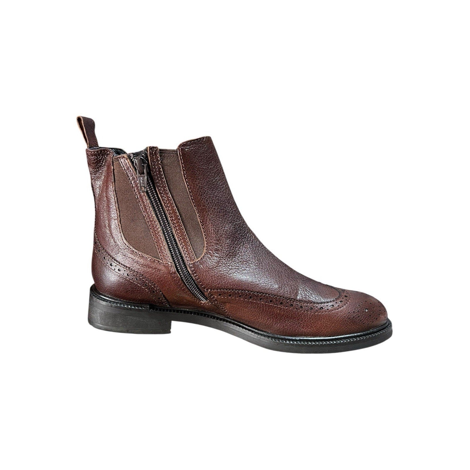 Jeffrey Campbell Women's Edmone Brogue Chelsea Booties Women’s Shoe Size 9