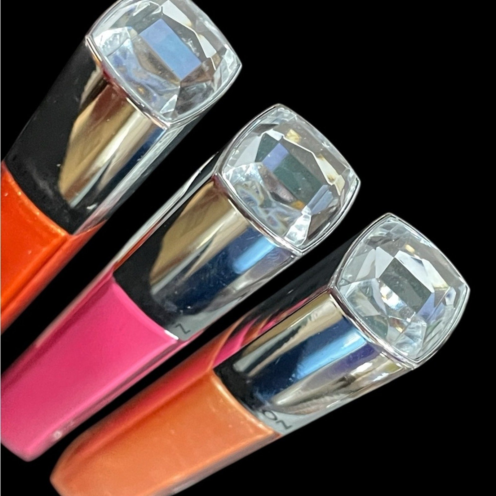 Revlon Vibrant Lip Gloss Set - Orange, Pink, and Peach Fall Colors New