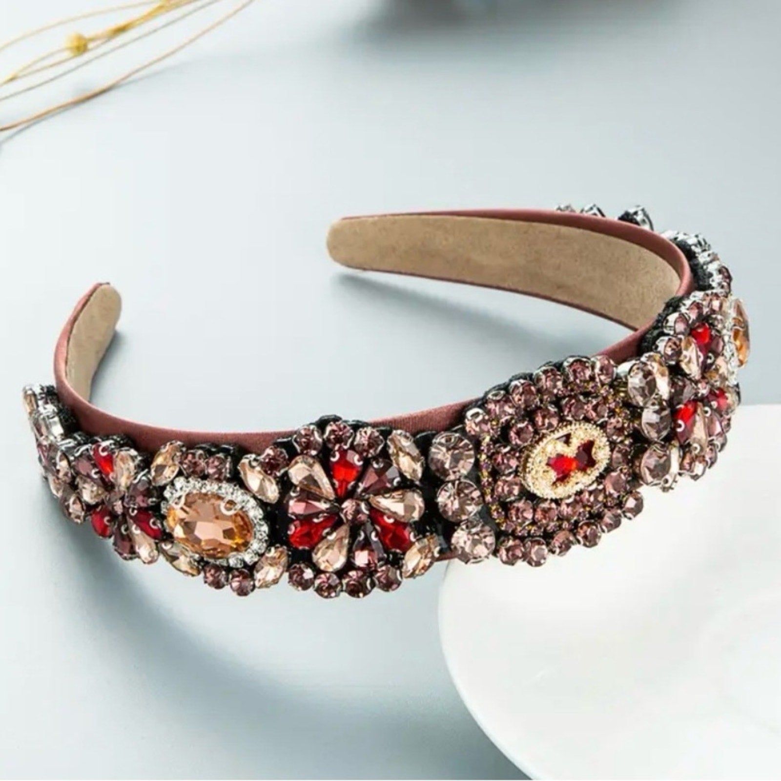 Elegant Crystal Embellished Headband