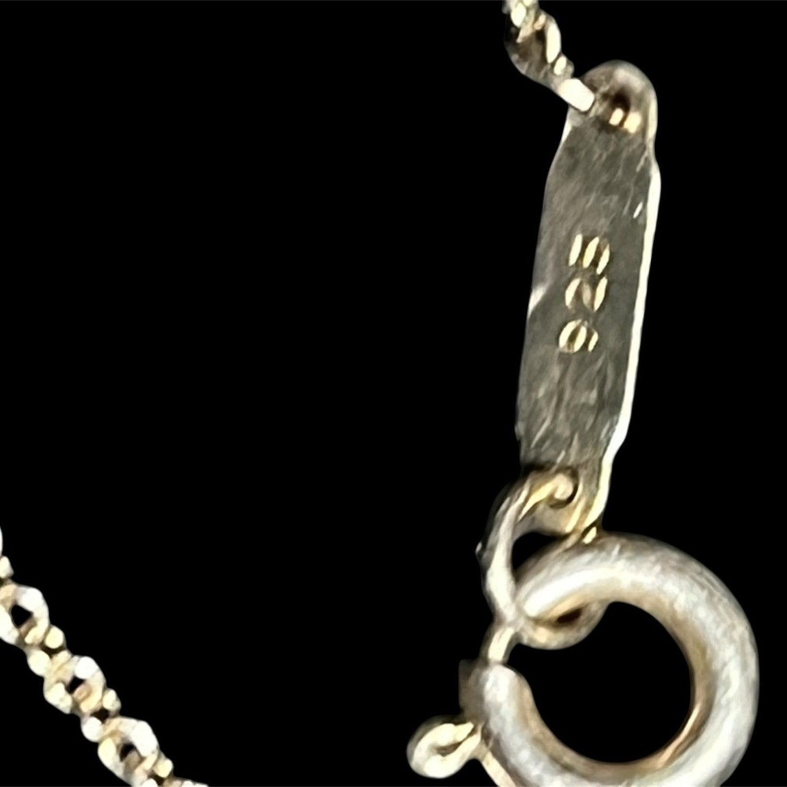 Tiffany & Co. Silver Double Circle Necklace 14 in