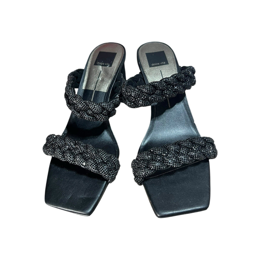 Dolce Vita Black Ronin Sandals Women’s Shoe Size 11